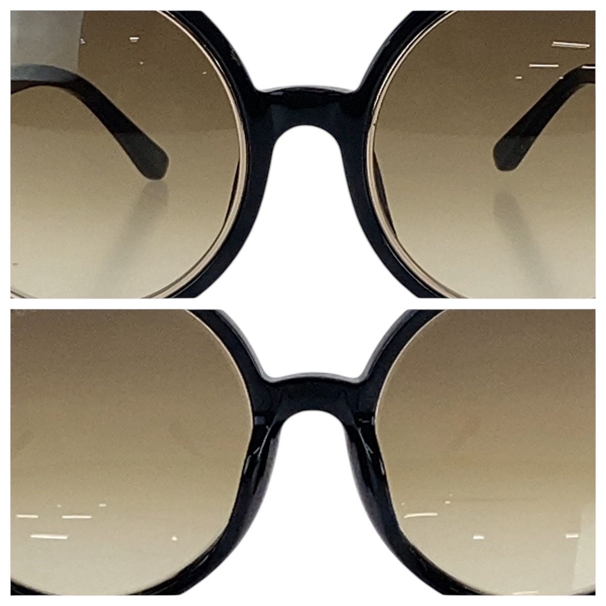 TOM FORD トムフォード ブラック ブラウン ゴールド金具 プラスチック  