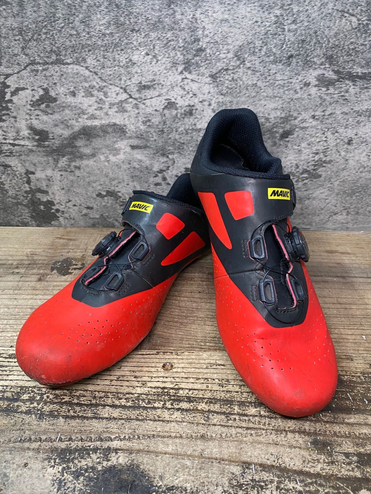 ［新品］MAVIC COSMIC PRO シューズ ブラック/レッド 26.5 JG393 マヴィック MAVIC コスミックプロ COSMIC PRO ビンディング