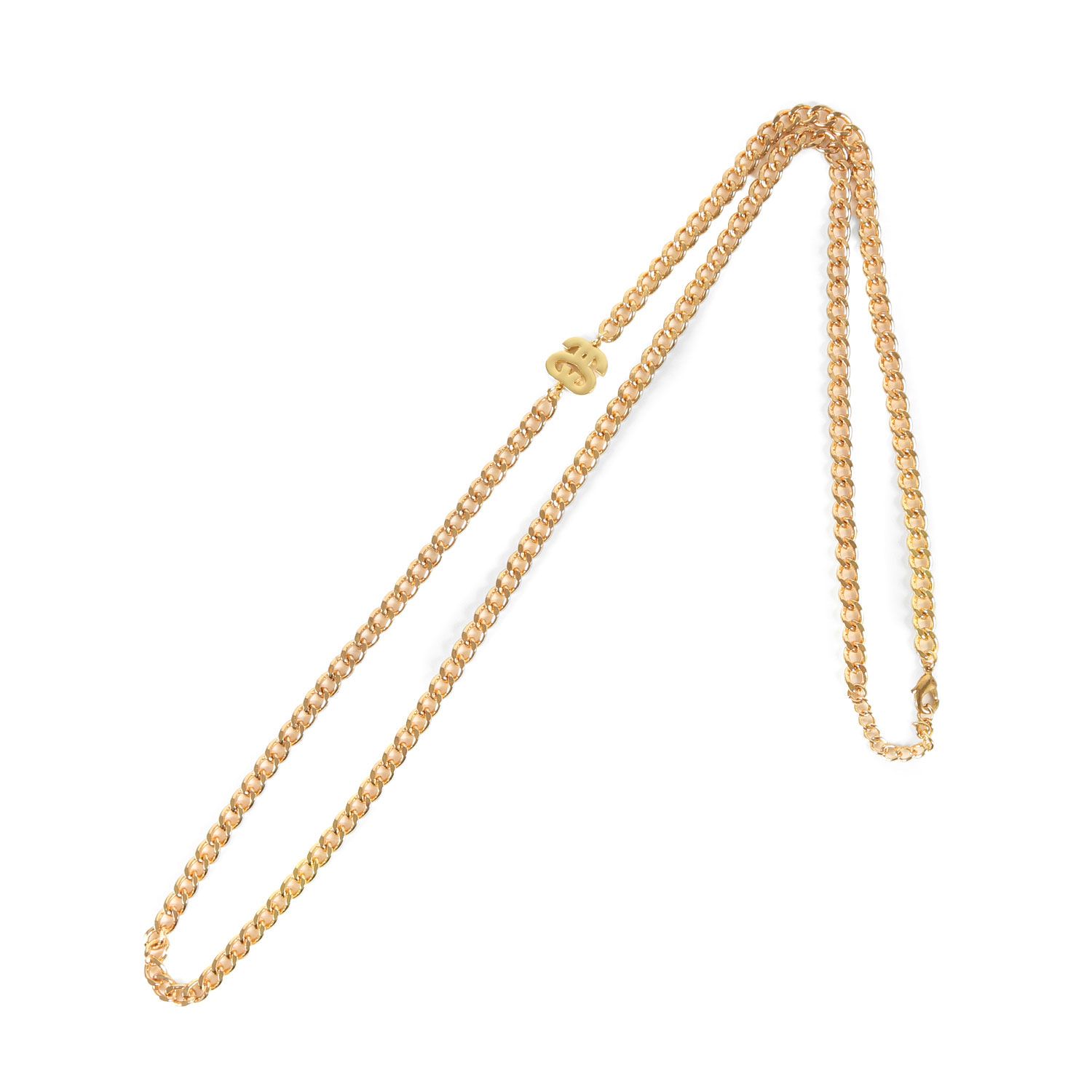 美品 STUSSY ステューシー SSリンクロゴ ロングチェーン