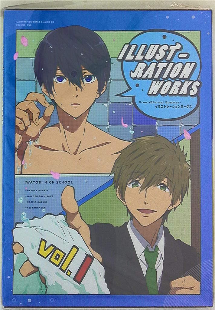 京都アニメーション Free!-Eternal Summer- イラストレーションワークス *帯+CD付