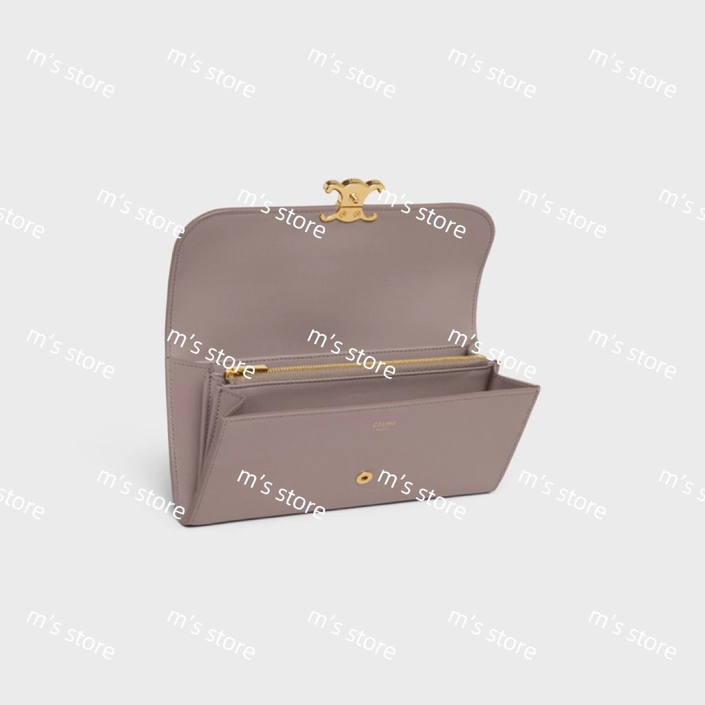 新品 CELINE セリーヌ ラージ ジップウォレット トリオンフ
