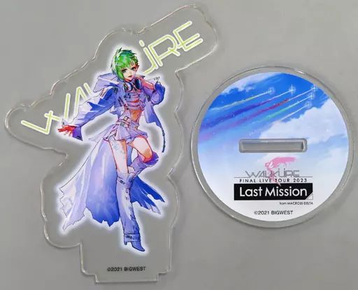 雑貨　レイナ・プラウラー 実田千聖描き下ろしアクリルスタンドキーホルダー 「マクロスΔ」 M魂オリジナルグッズ 2020 中古】雑貨 レイナ・プラウラー 実田千聖描き下ろしアクリル
