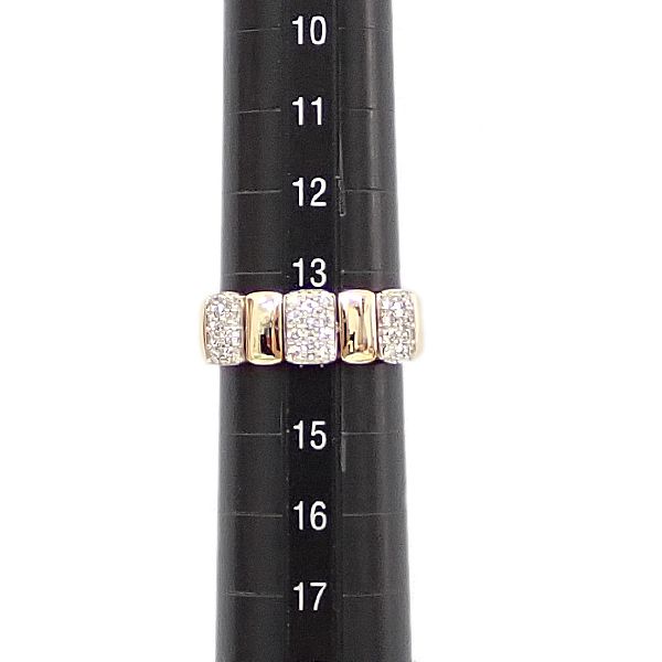 ジーエスティービー ダイヤモンド リング K18イエローゴールド K18  