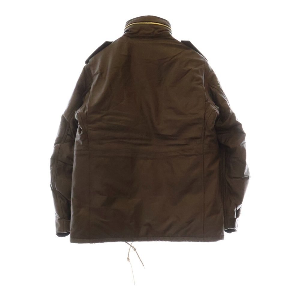 A BATHING APE (アベイシングエイプ) M-65 LEATHER MILITARY DOWN