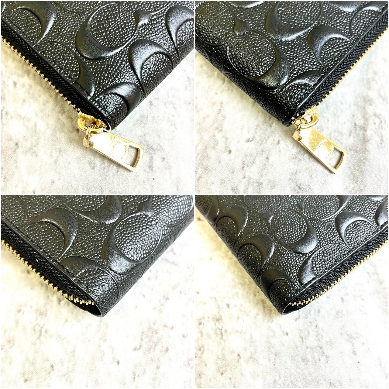 ✨良品✨COACH コーチ 長財布 ロングウォレット ラウンドファスナー 