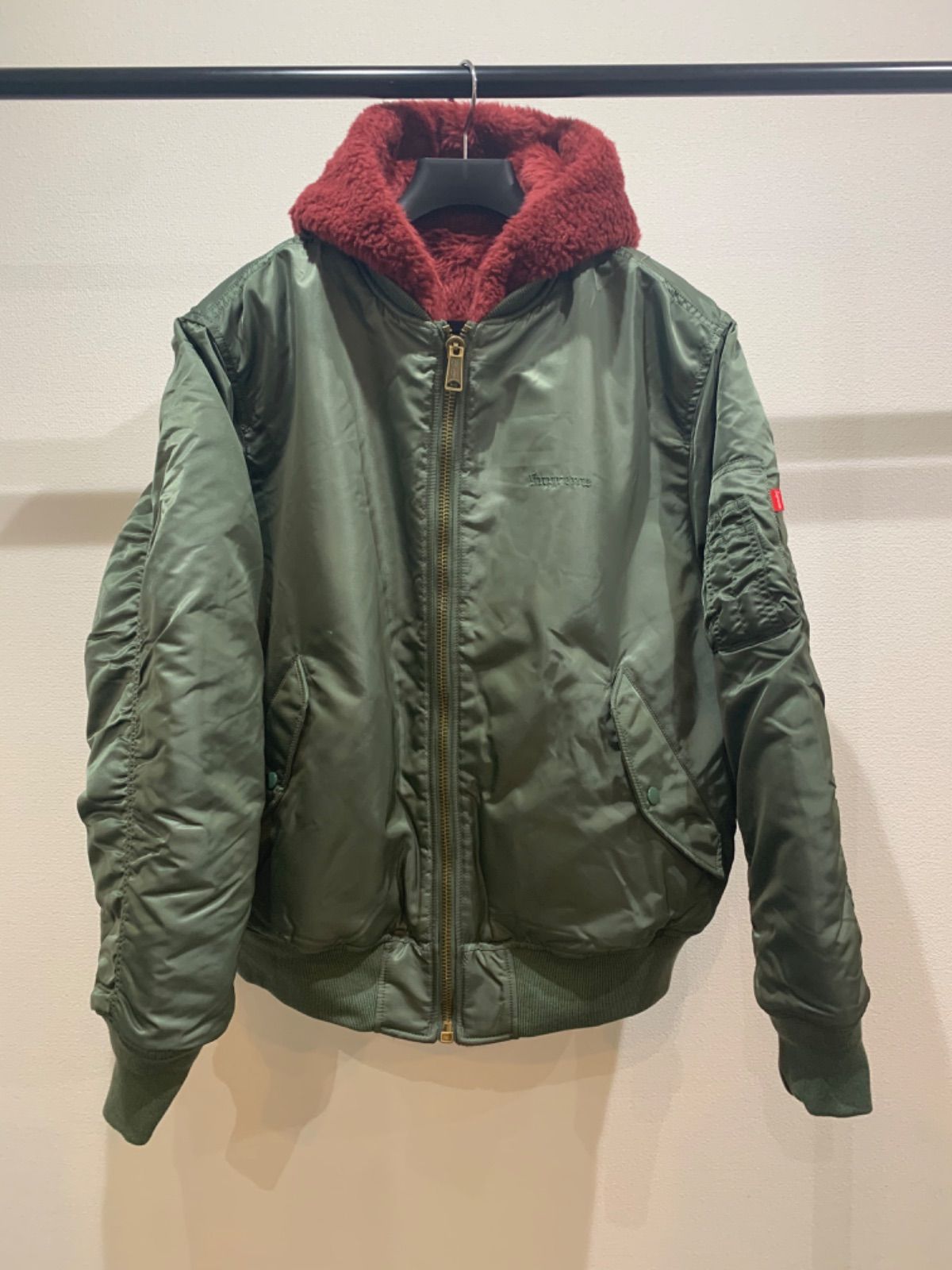 Supreme シュプリーム フォックスファー リバーシブル MA‐1 22FW - 萬