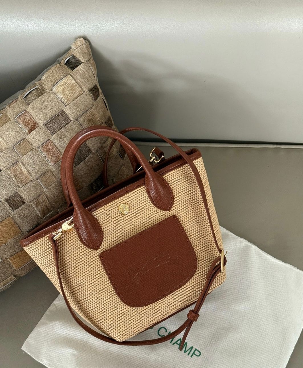 【新品】ロンシャン ル プリアージュ バスケットバッグ かごバック XS LONGCHAMP ロンシャン ハンドバッグ かごバッグ ショルダー