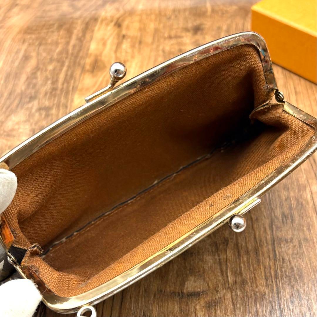 ⛄️極美品⛄️ルイヴィトン　モノグラム　がま口　ポーチUSA バケット付属品#103 ⛄️極美品⛄️ルイヴィトン モノグラム がま口 ポーチUSA