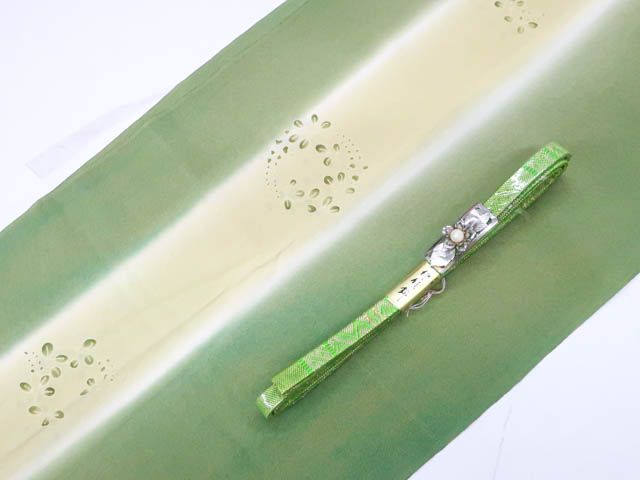 京松】リサイクル着物 和装小物 帯締め帯揚げセット 佐賀錦