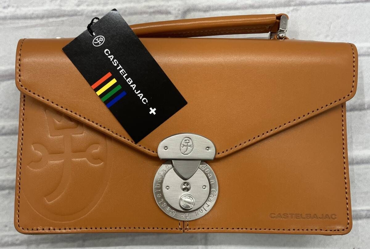 CASTELBAJAC/カステルバジャック セカンドバッグ 164207 茶