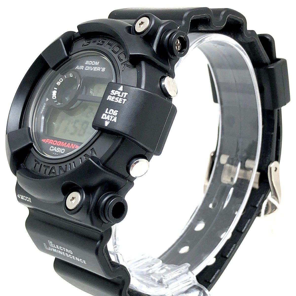 CASIO G-SHOCK　DW-8200Z-1T　メン・イン・ブラック フロッグマン メンインブラックファースト DW8200Z-1T 買取りました