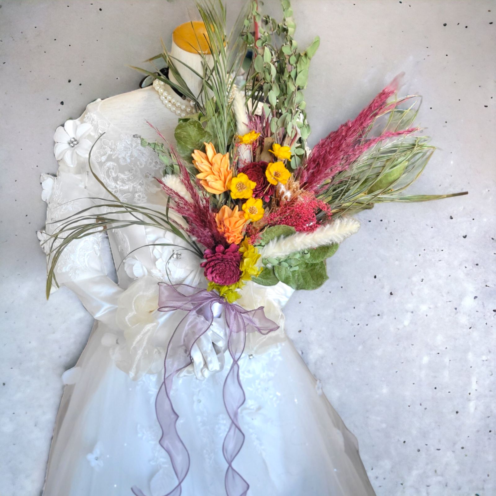 【専用ページ】ソラフラワーのウェディングブーケ＆ブートニア 結婚式 専用ページ】ソラフラワーのウェディングブーケ＆ブートニア 結婚式