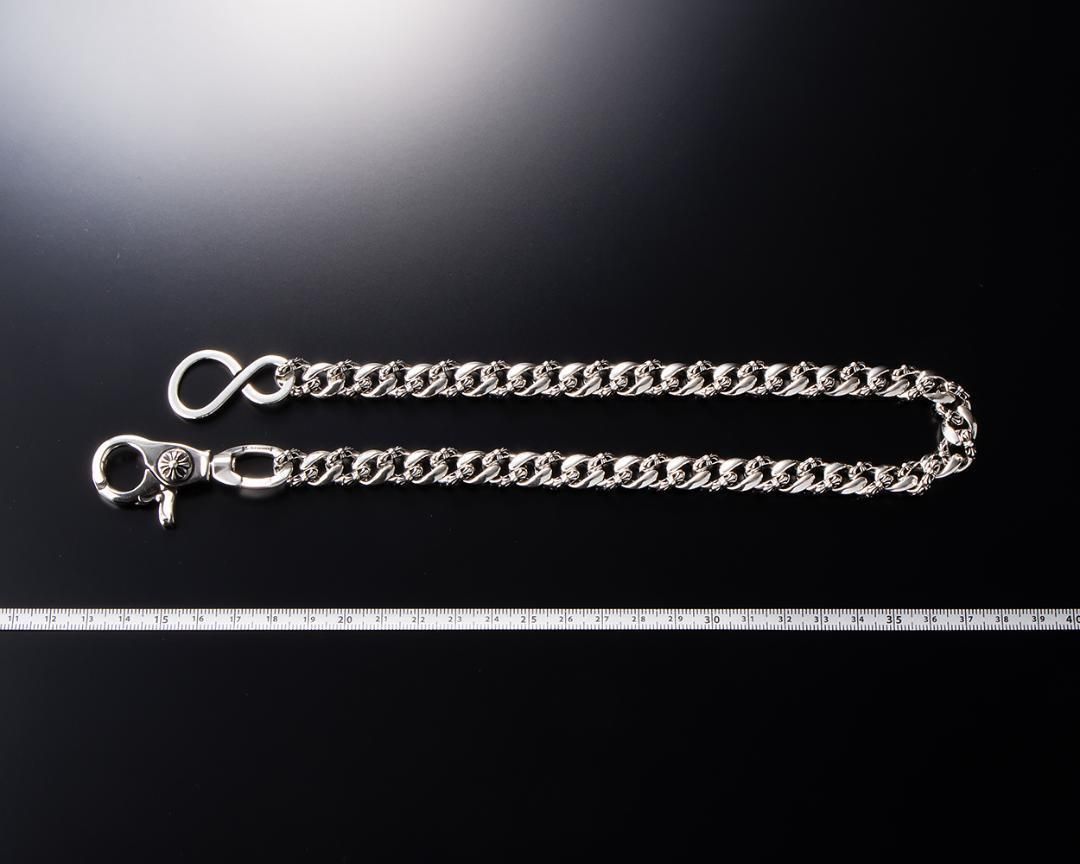 シルバー925 ウォレットチェーン ビンテージ ナスカン 刻印有