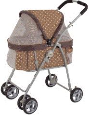 ジェックス わんわんカート多頭用PAWドット