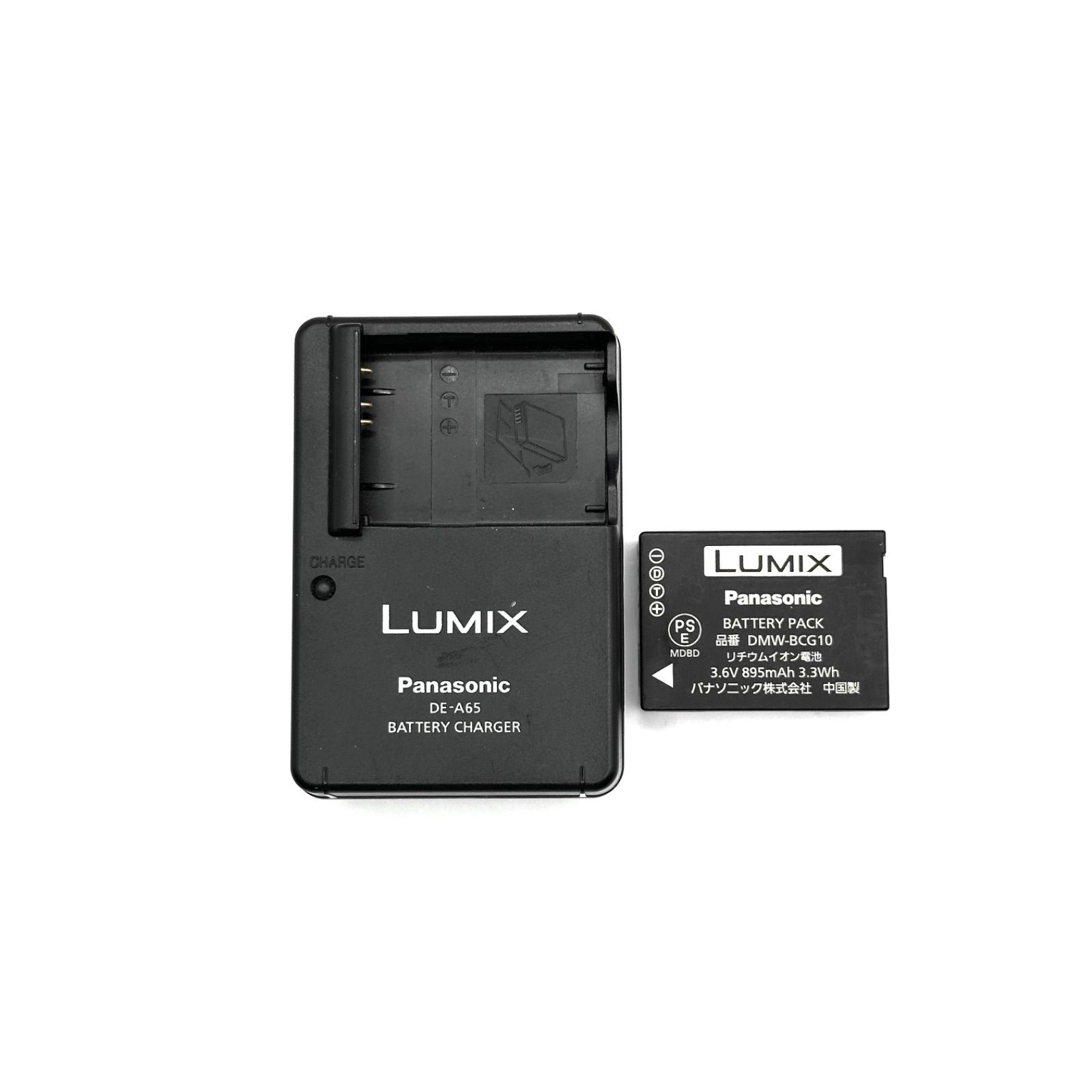 DE-A65 パナソニック ルミックス Panasonic LUMIX 純正 充電器 LUMIX デジタルカメラ LEICA バッテリーチャージャー付き