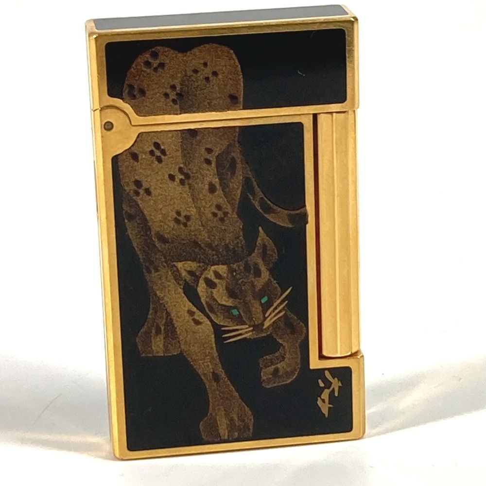 Dupont デュポン ライター パンサー 蒔絵 ヒョウ 豹 GP ブラック