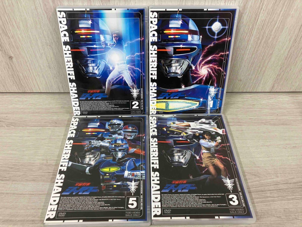 ジャンク】 【４巻欠品】DVD 【※※※】[全5巻セット]宇宙刑事シャイダｰ Vol.1~5 - メルカリ