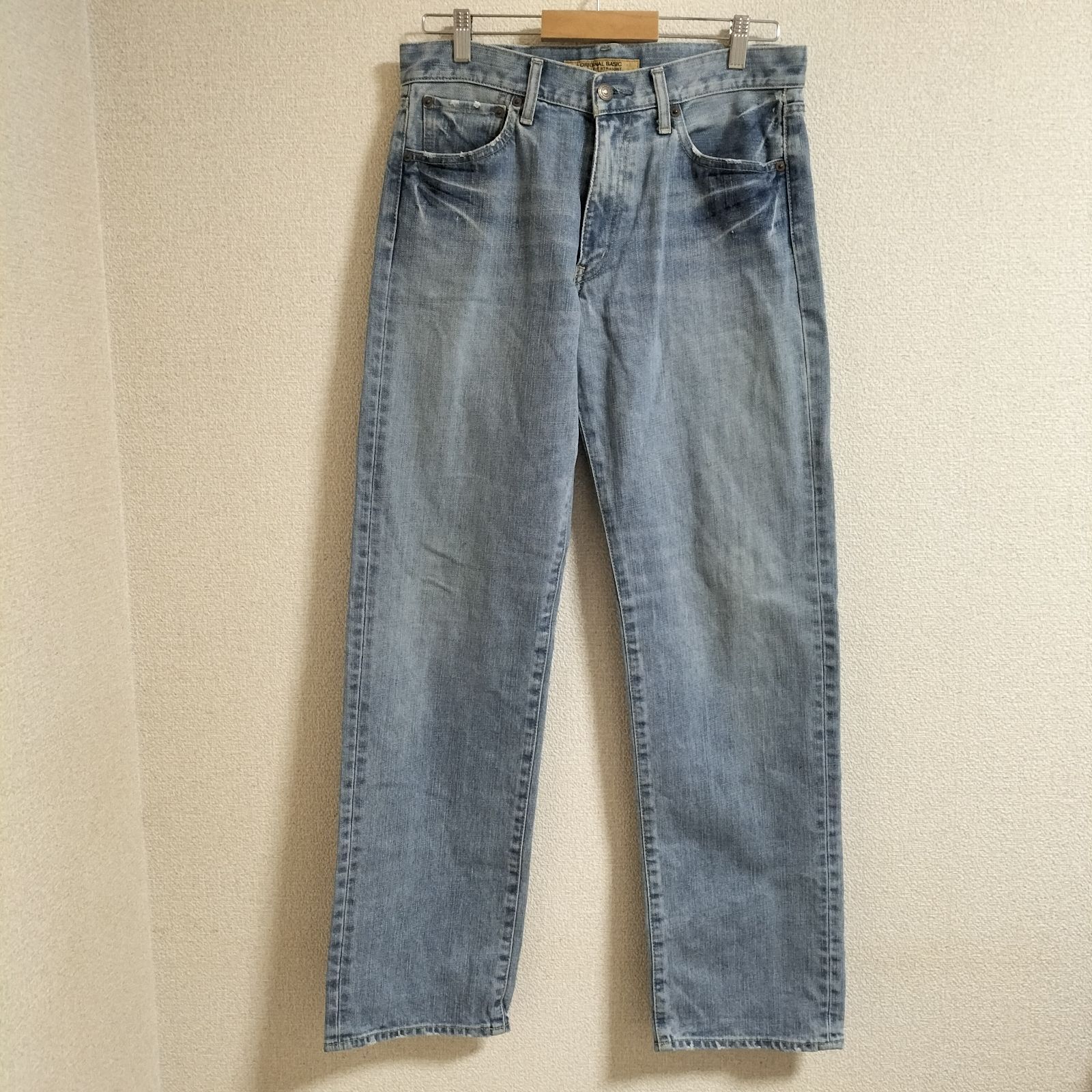 希少☆00s OLD UNIQLO 旧タグ デニム パンツ メンズ 31inch S-003