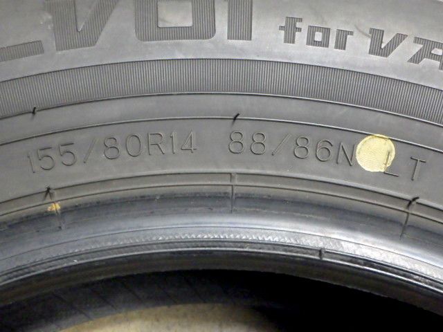 SP690 F● ◆ 製 約8.5部山 ●DUNLOP WINTERMAXX LV01●155 80R14 88 86NLT●4本 TRITUETUBI_COM