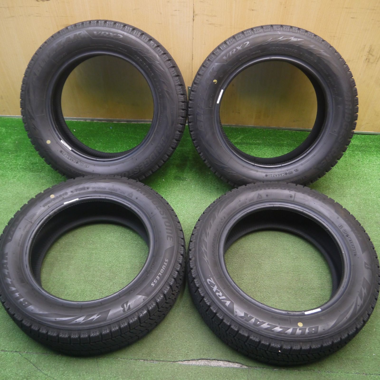 送料無料] バリ溝！21年！9分☆スタッドレス 155/65R13 ブリヂストン 