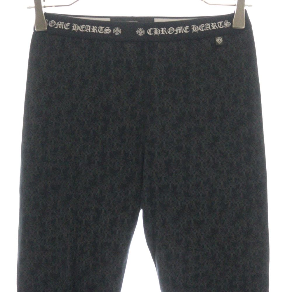 CHROME HEARTS クロムハーツ CHプラス総柄レギンスロングパンツ ブルー