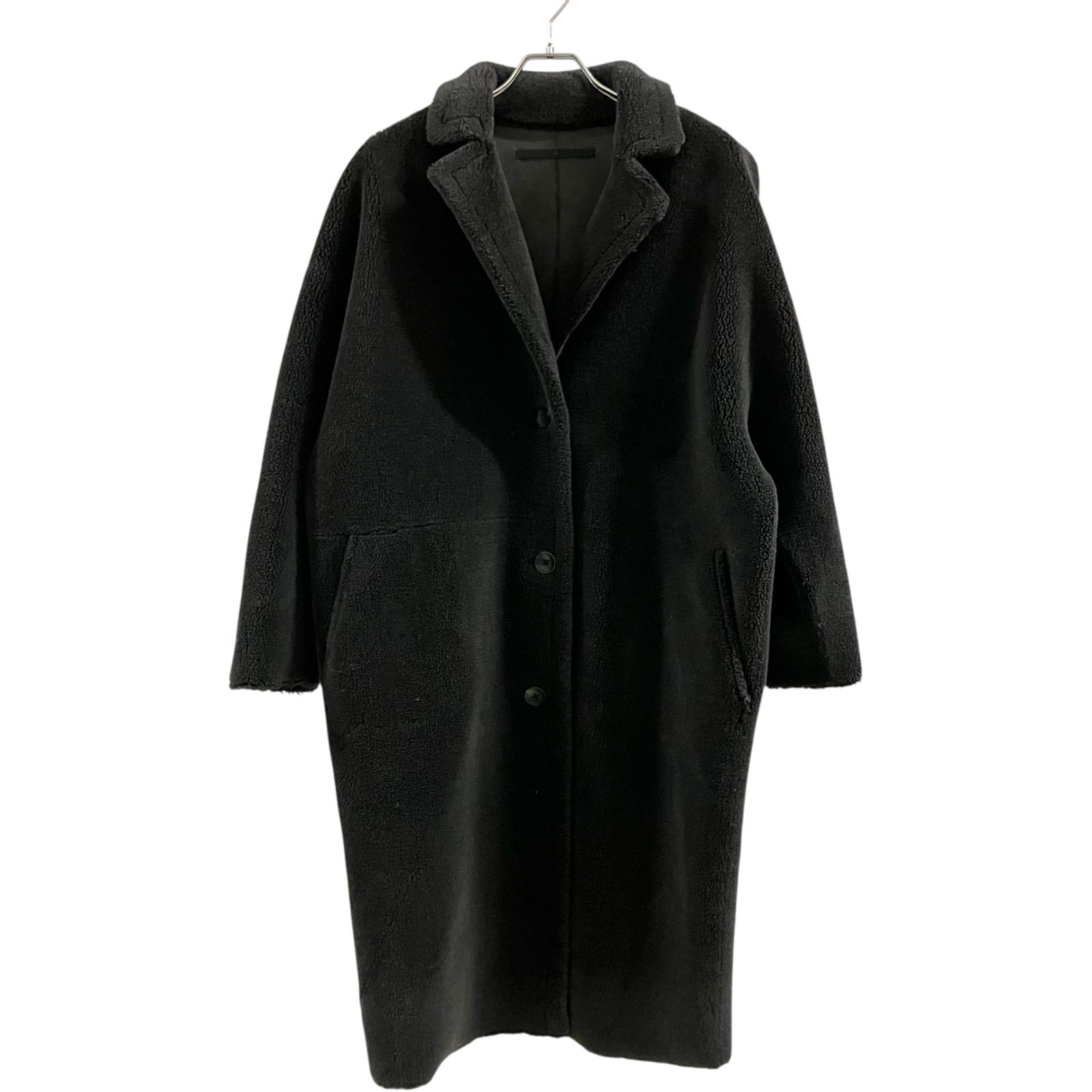 本当にお得 美品 ELENDEEK ダブルフロントロングコート ダブルフェイス