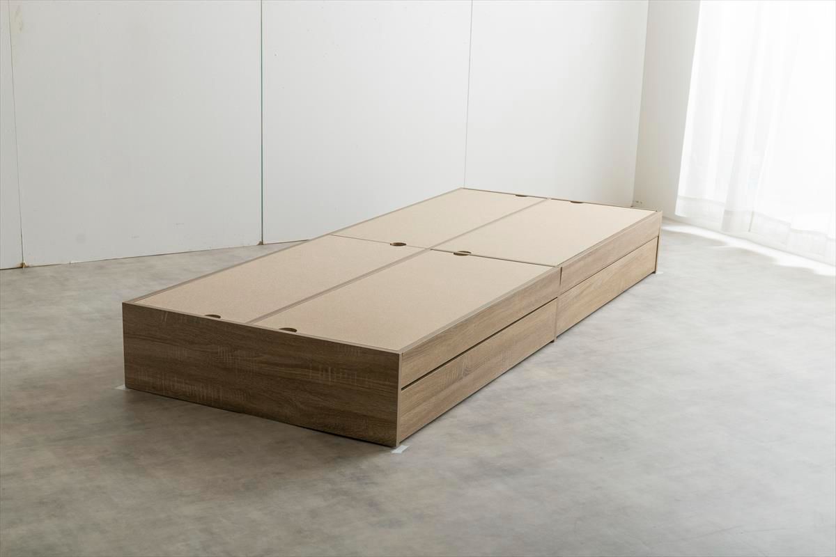 セミシングル Glad ヘッドレス収納付きベッド NEXPOTALLINN_EU