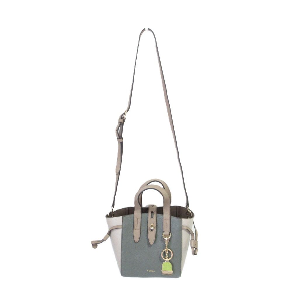 フルラ FURLA ハンドバッグ ショルダーバッグ 2WAY チャーム付き FURLA - FURLA フルラ 2way ハンドバッグ ショルダーバッグ