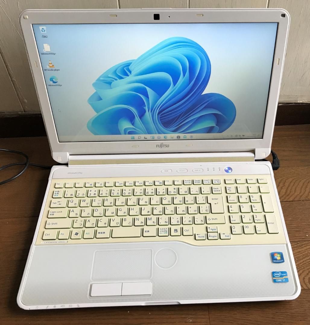 ノートPC Windows11 10 選択可 富士通 FMV LIFEBOOK AH55|G 8GB i7-2670QM 保証付き SSD480GB 512GB相当 DVD maluti FMVA55GWF