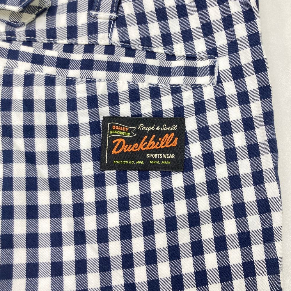 とにかく安い！ サイズ S ROUGH-SWELL ラフアンドスウェル ストレッチハーフパンツ チェック柄 レッド系 240101526369 ゴルフウェア メンズ ストスト 繋がりのある