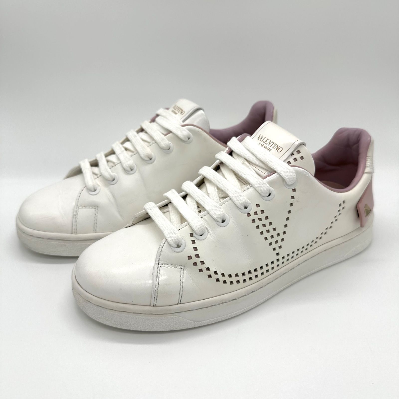 VALENTINO GARAVANI ヴァレンティノ ガラヴァーニ パンチング レザー 