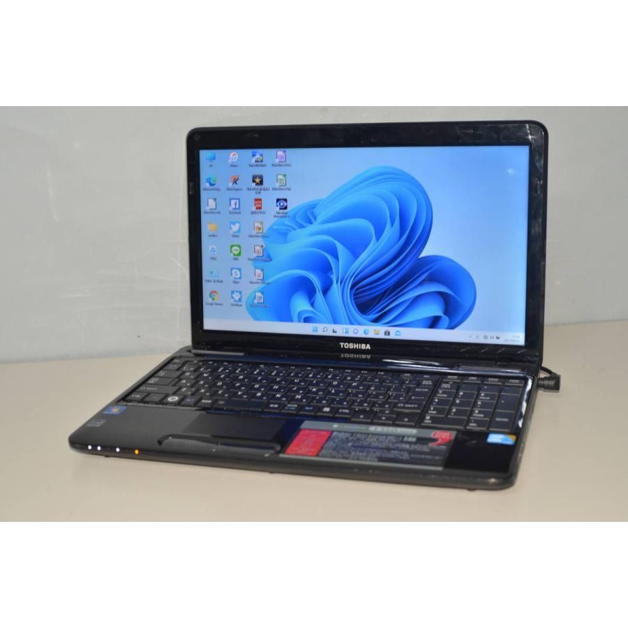 中古ノートパソコン 東芝 T350/36AB 最新Windows11+office Core i5 