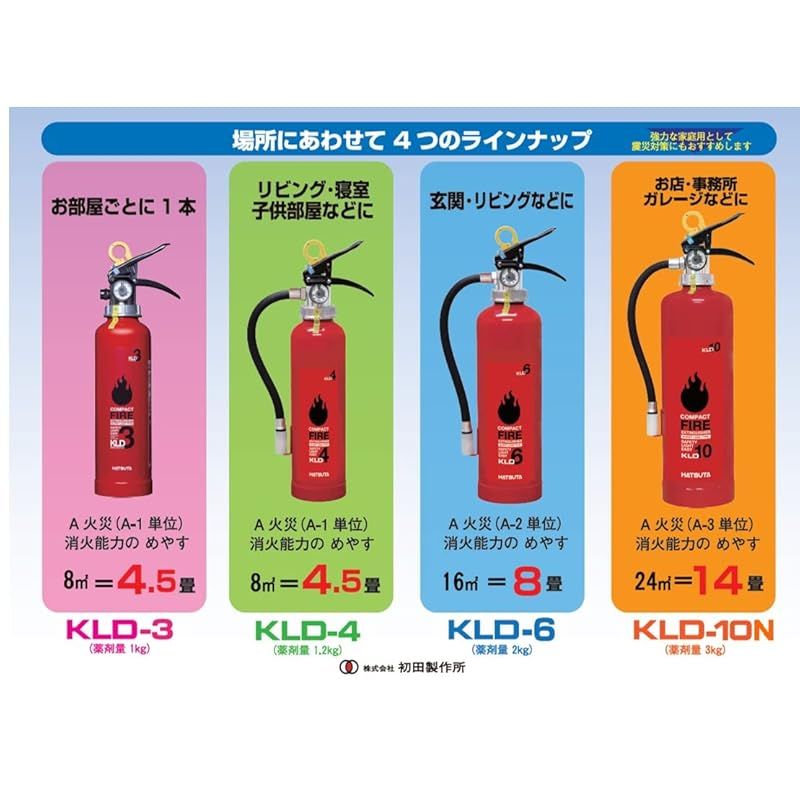 初田製作所 HATSUTA PEP-10 消火器 2025年製 6本セット 初田製作所 HATSUTA PEP-10 消火器 2025年製 6本セット