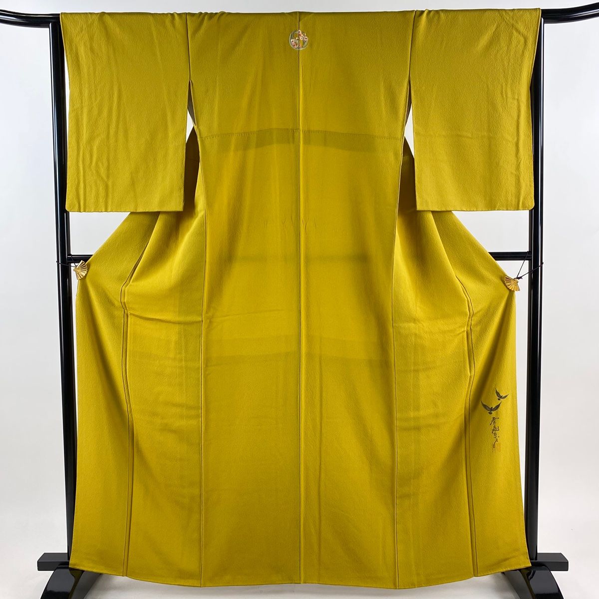 ★専用★未使用品 色無地 水色 身丈160cm 裄丈66.5cm 縫いの一つ紋 色無地通販|遊絹和 – リサイクル着物オンラインショップ