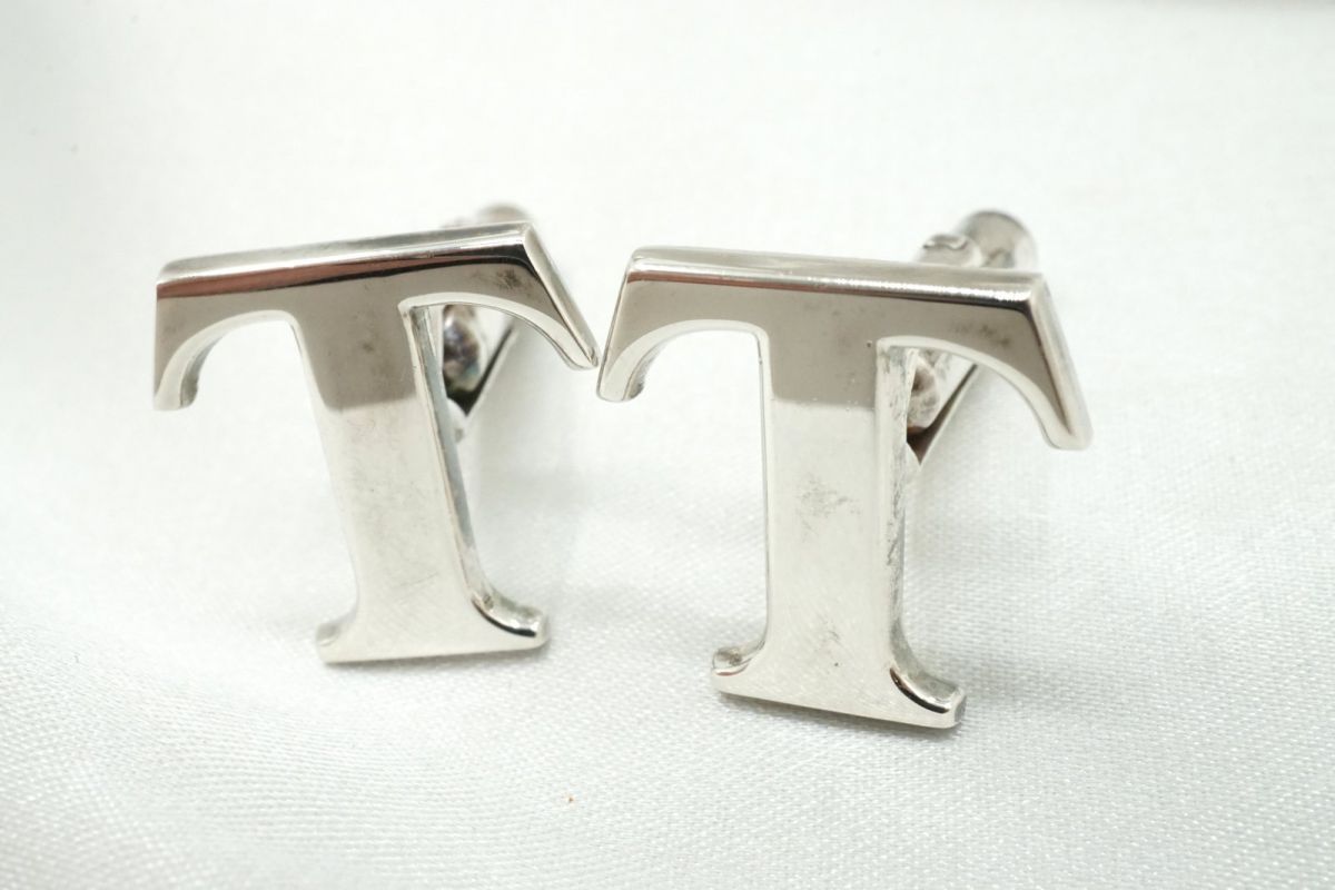  ティファニー カフスリンクス ネクタイピン 2点セット メンズ ロゴ 銀 シルバー TIFFANY-Co. 3872 j その他 アクセサリー