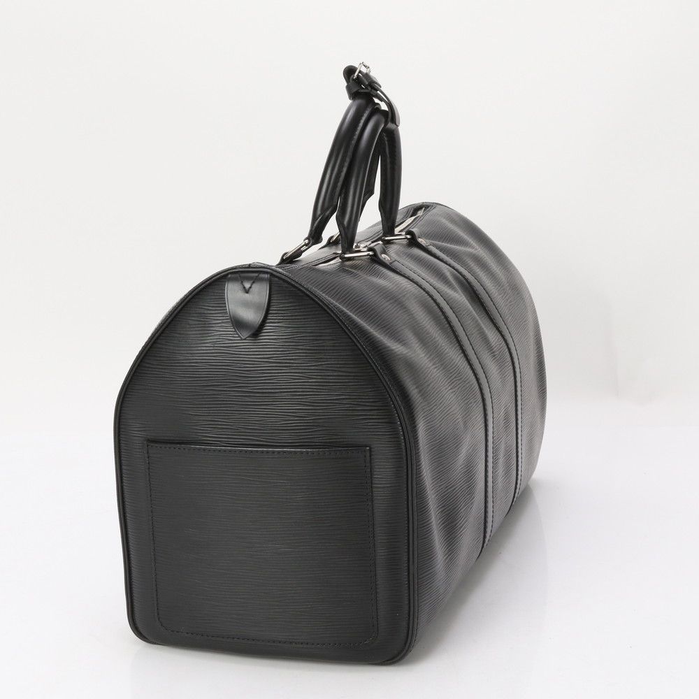 極美品 ルイヴィトン エピ キーポル 45 ノワール M59062 レザー