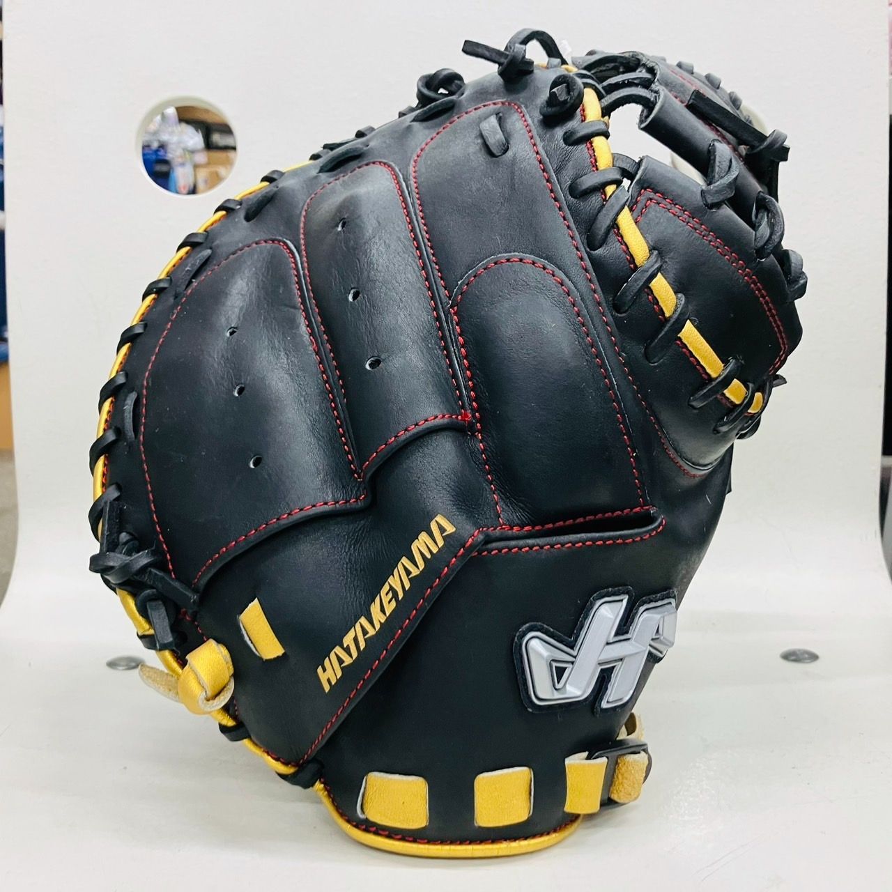 ハタケヤマ 軟式用キャッチャーミット黒 PRO-M08 美品 即戦力