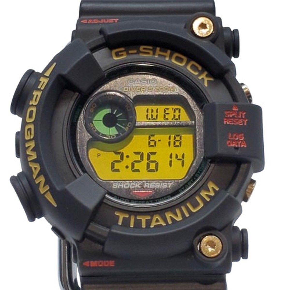 G-SHOCK ジーショック DW-8201NT-1 7th FROGMAN フロッグマン誕生7周年記念 初代 チタンケース 2000年11月発売