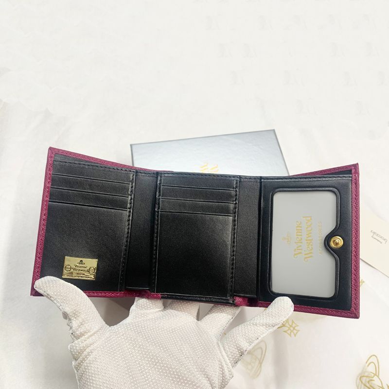 【新品】ヴィヴィアンウエストウッド 三つ折り財布 13VV106 がま口 海外代理購入、数量限定】新品 ヴィヴィアンウエストウッド 三