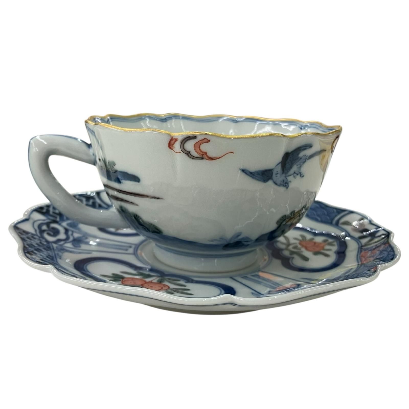 186005 現状品 山本長左 山本長左 カップ＆ソーサー