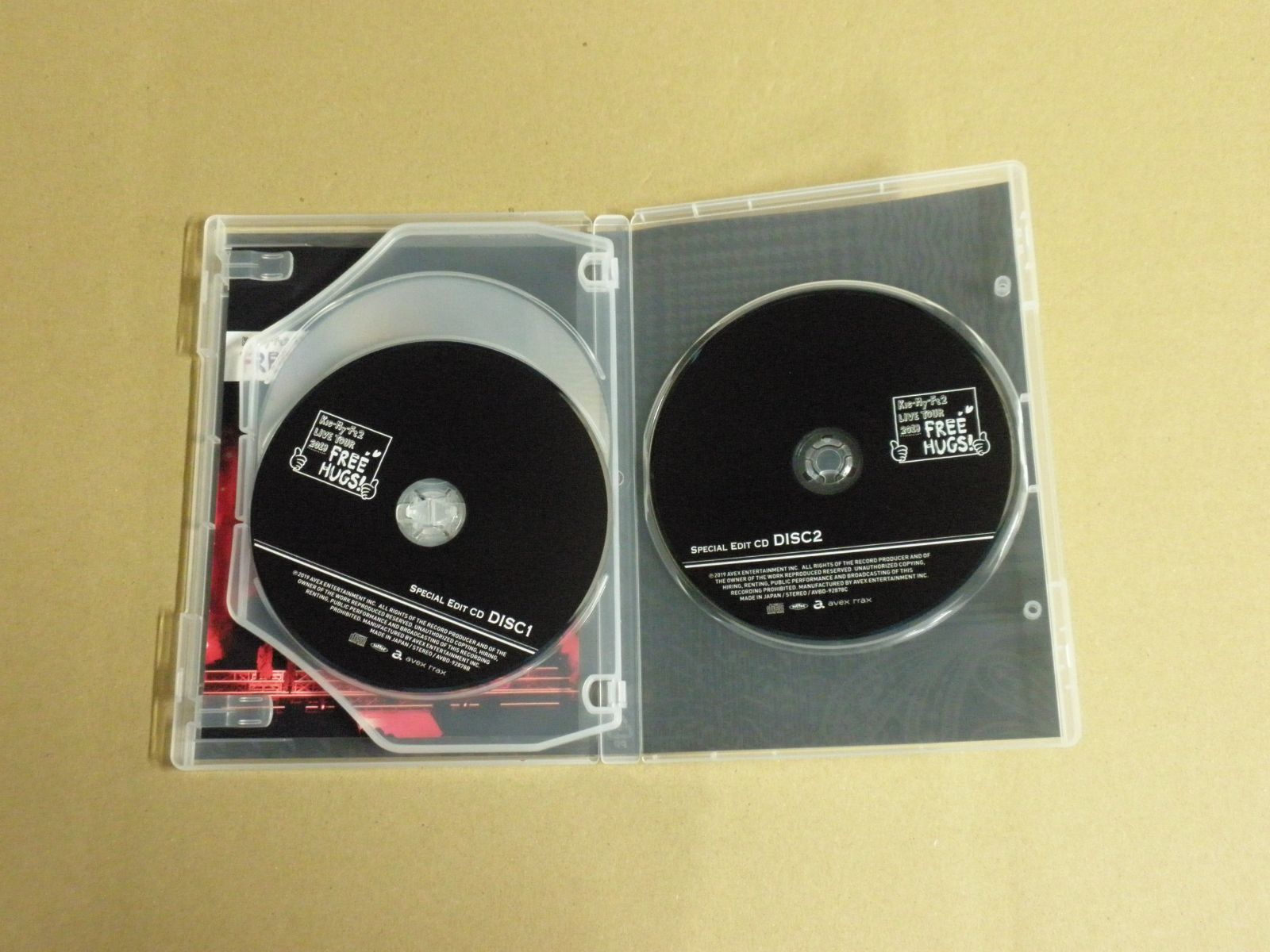 DVD+CD】Kis-My-Ft2 LIVE TOUR 2019 FREE HUGS! - メルカリ