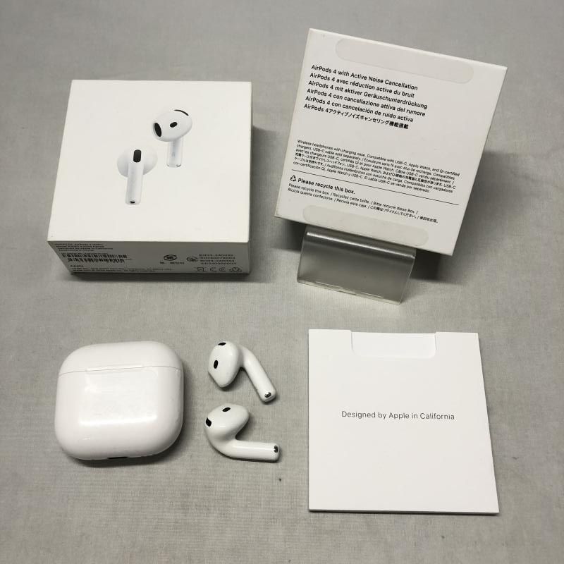 アップル AirPods 4 アクティブ ノイズキャンセリング 搭載モデル MXP93J A Apple イヤホン 15