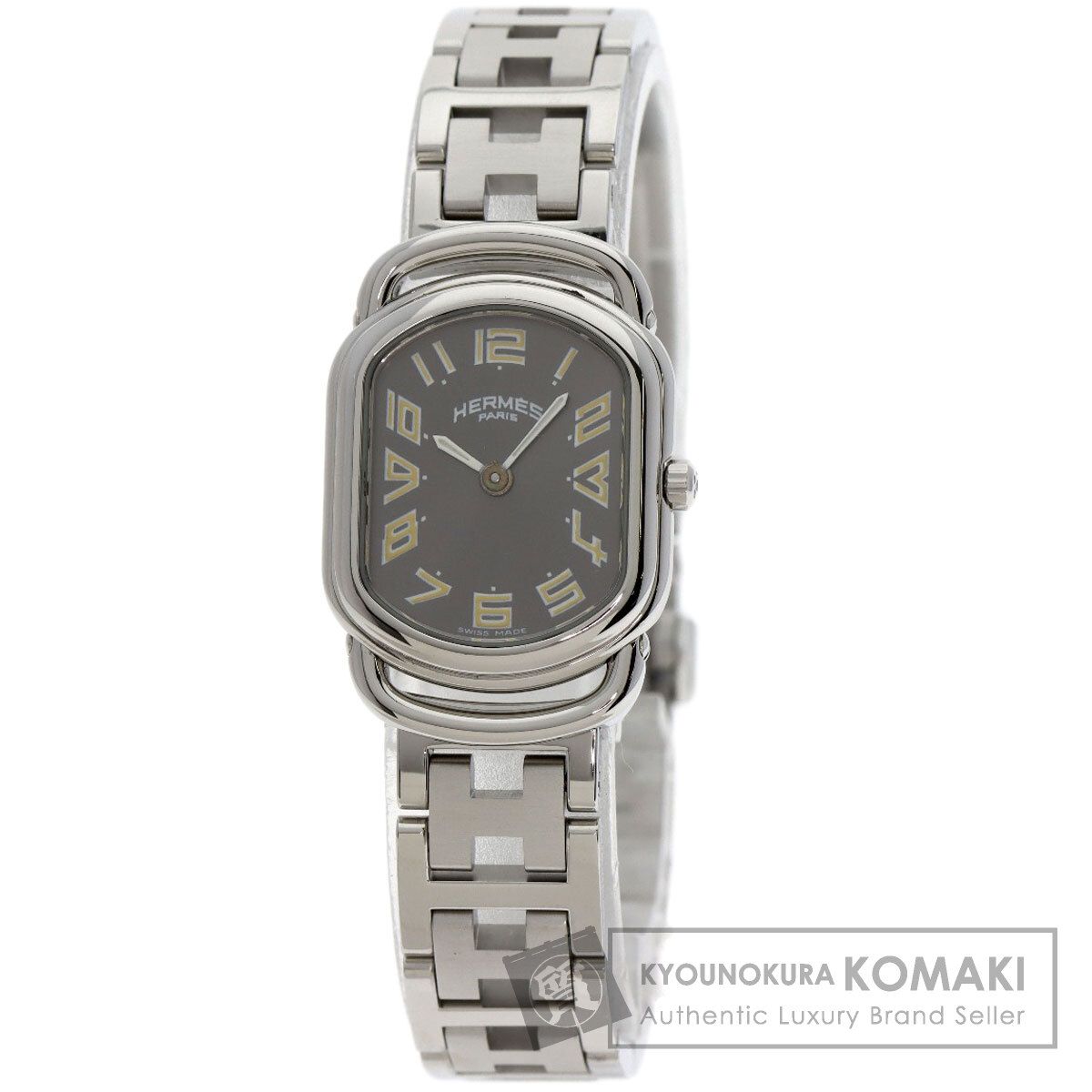HERMES エルメス RA1.210 ラリー 腕時計 SS SS レディース