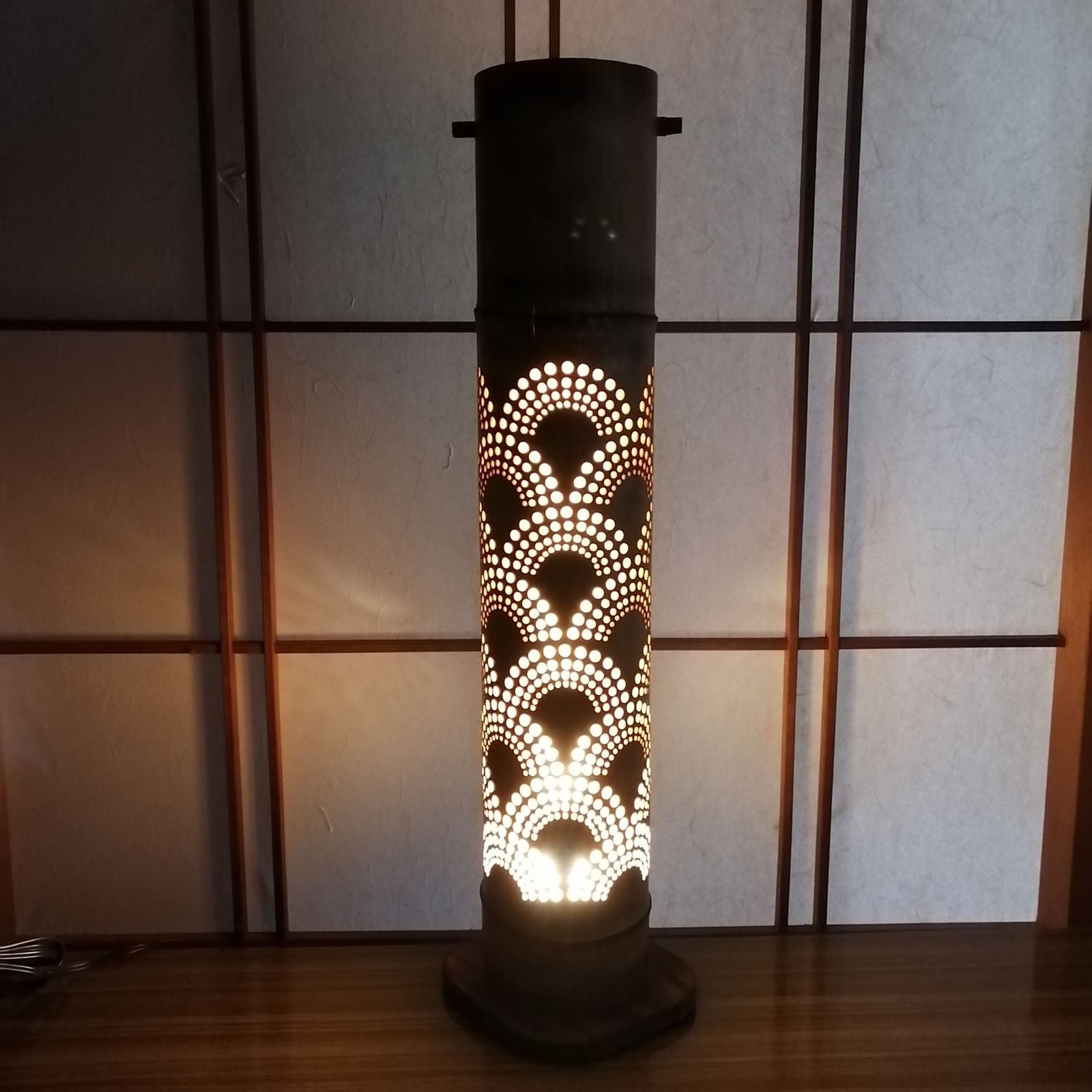 癒し灯火 竹灯籠 No23194 - メルカリ