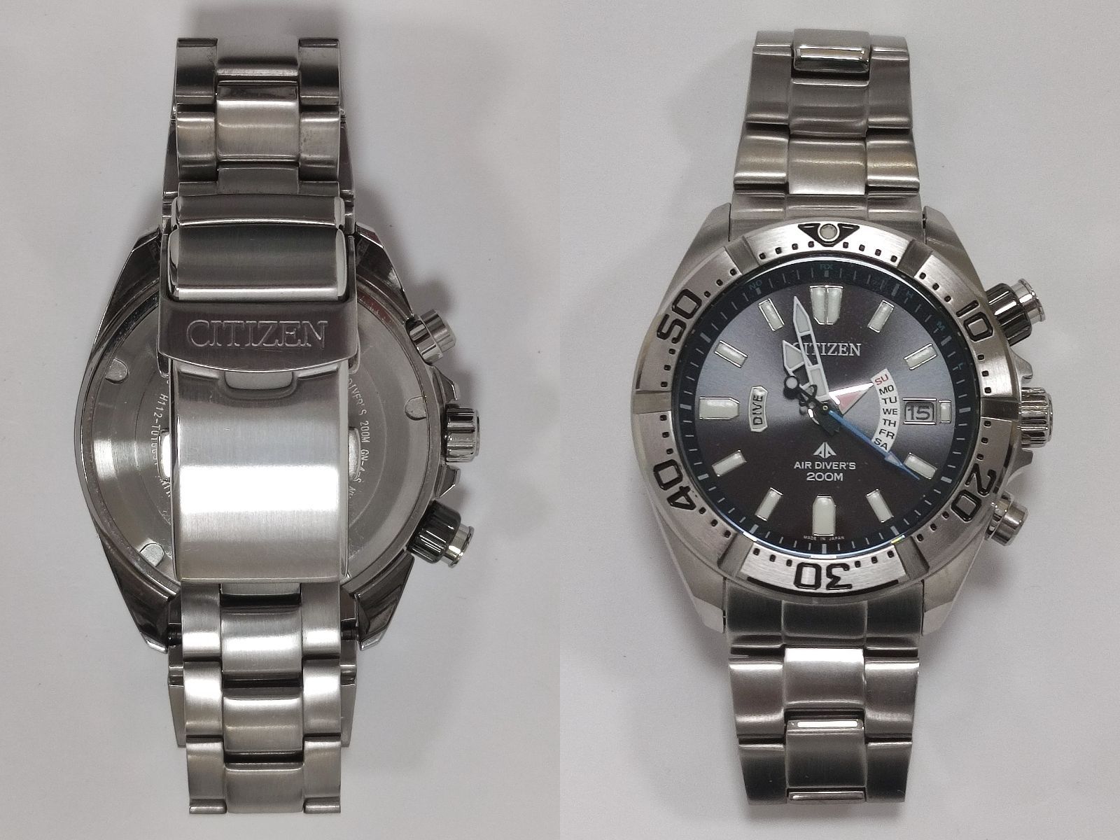 【美品】シチズン／プロマスターマリーン H112-T016651／ソーラーQZ 楽天市場】【中古】CITIZEN（シチズン） H112-T016651
