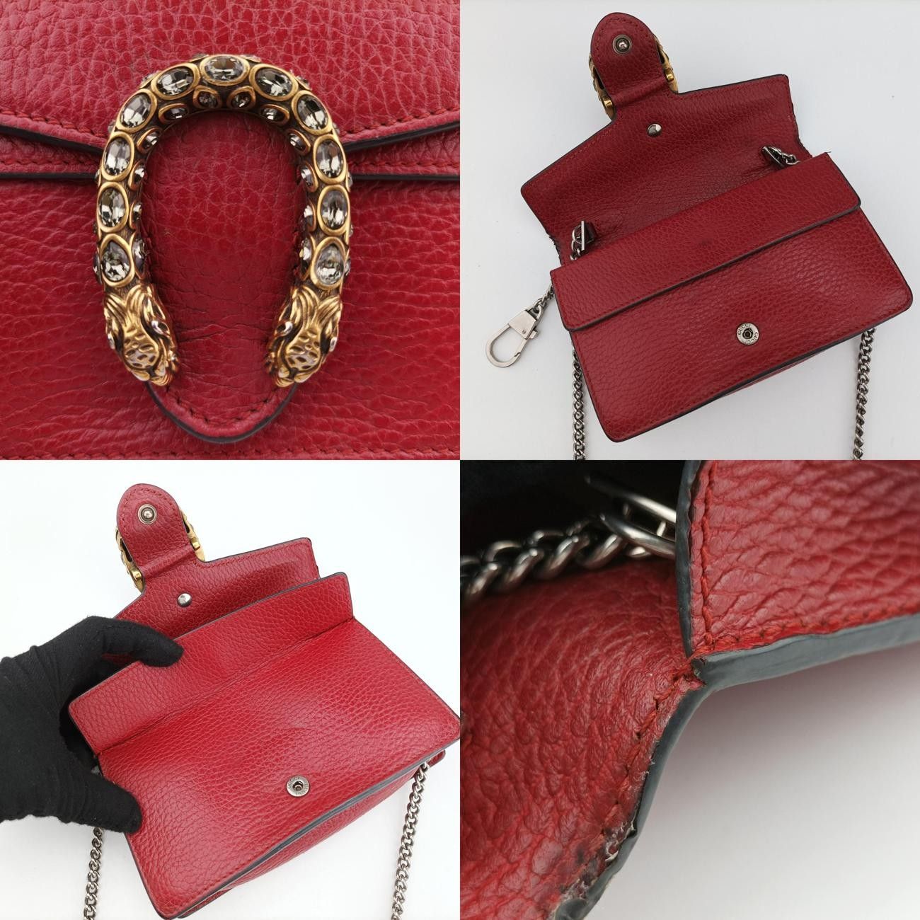 グッチGucciディオニュソスレッドレザー476432