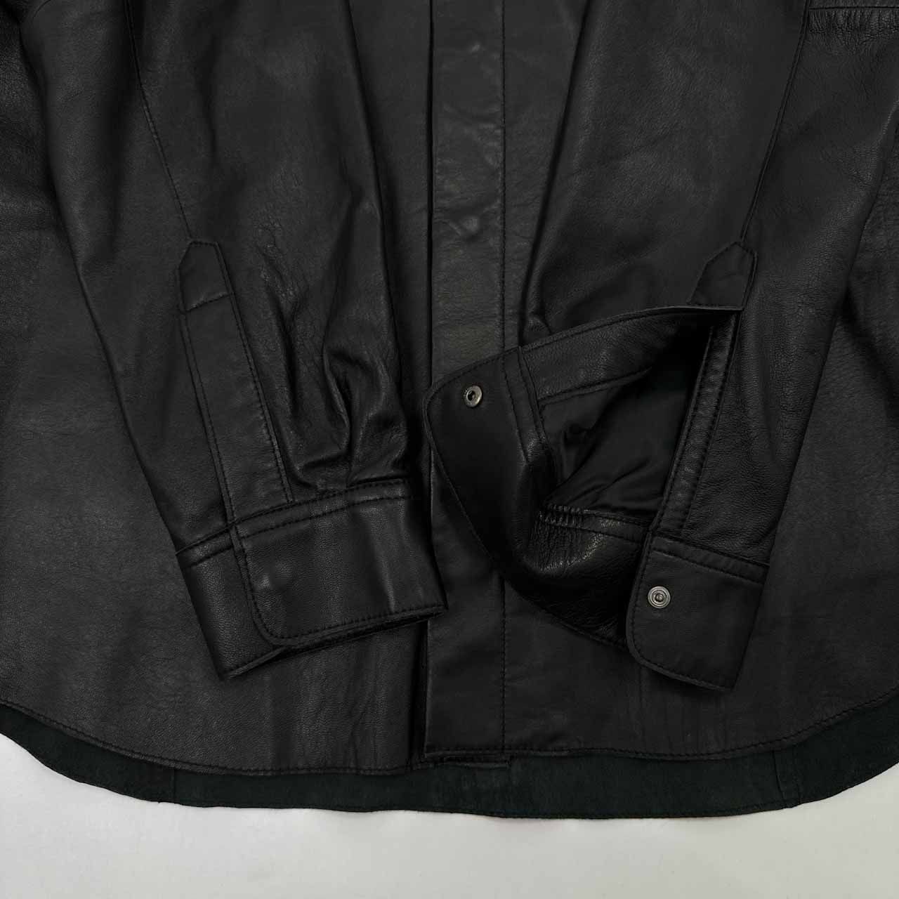 90s 00s Y2K ヴィンテージ DKNY 羊革 本革 ラムレザー シープ