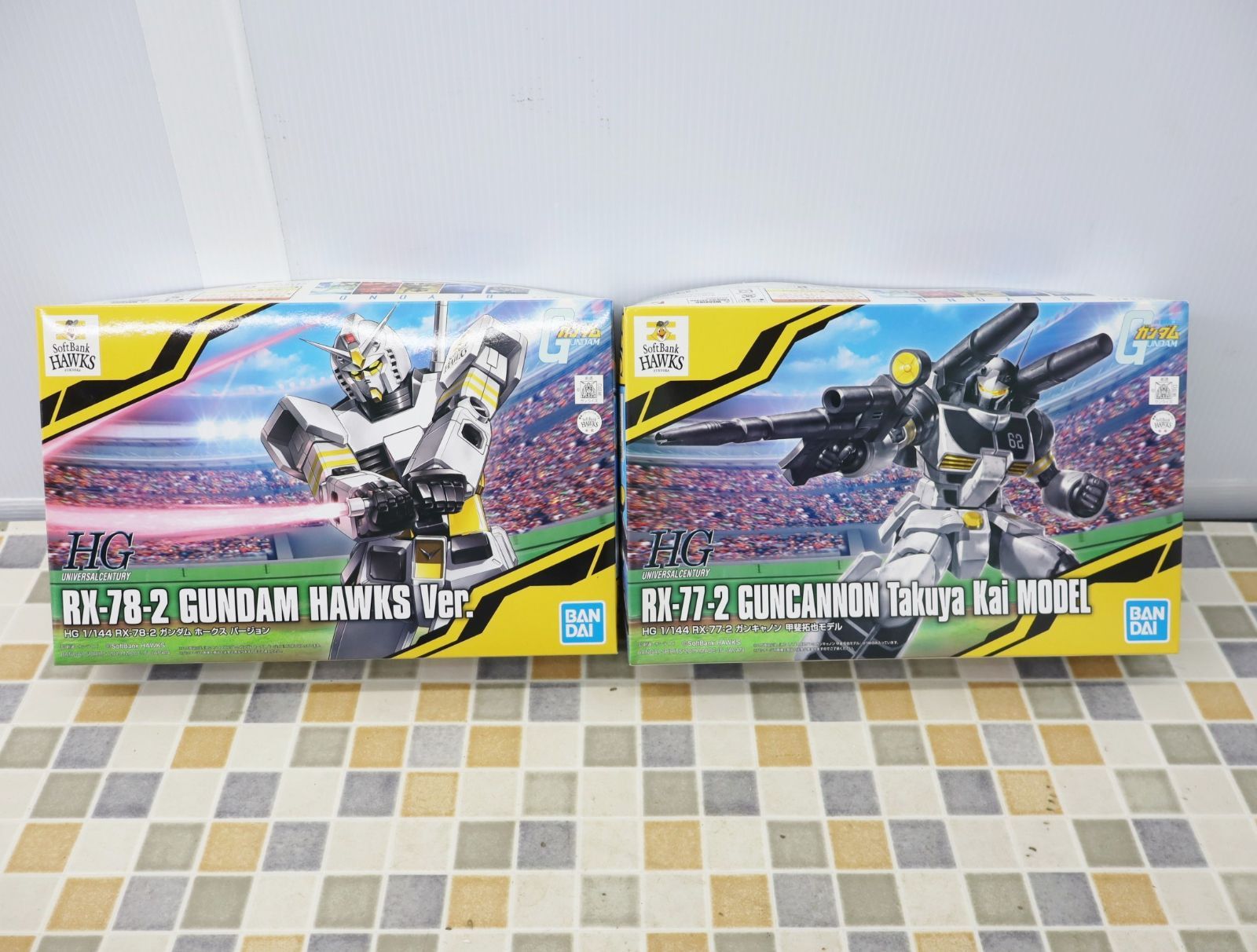 ◇40周年記念 プロ野球コラボ｜RX-78-2 ガンダム＆RX-77-2 ガン