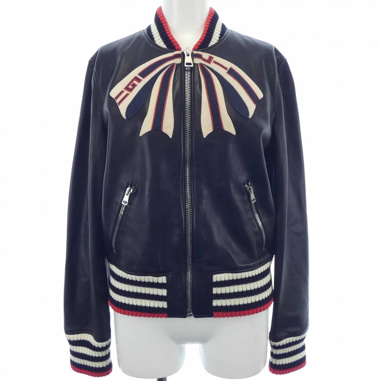 グッチ GUCCI 514687-XG634 レザージャケット