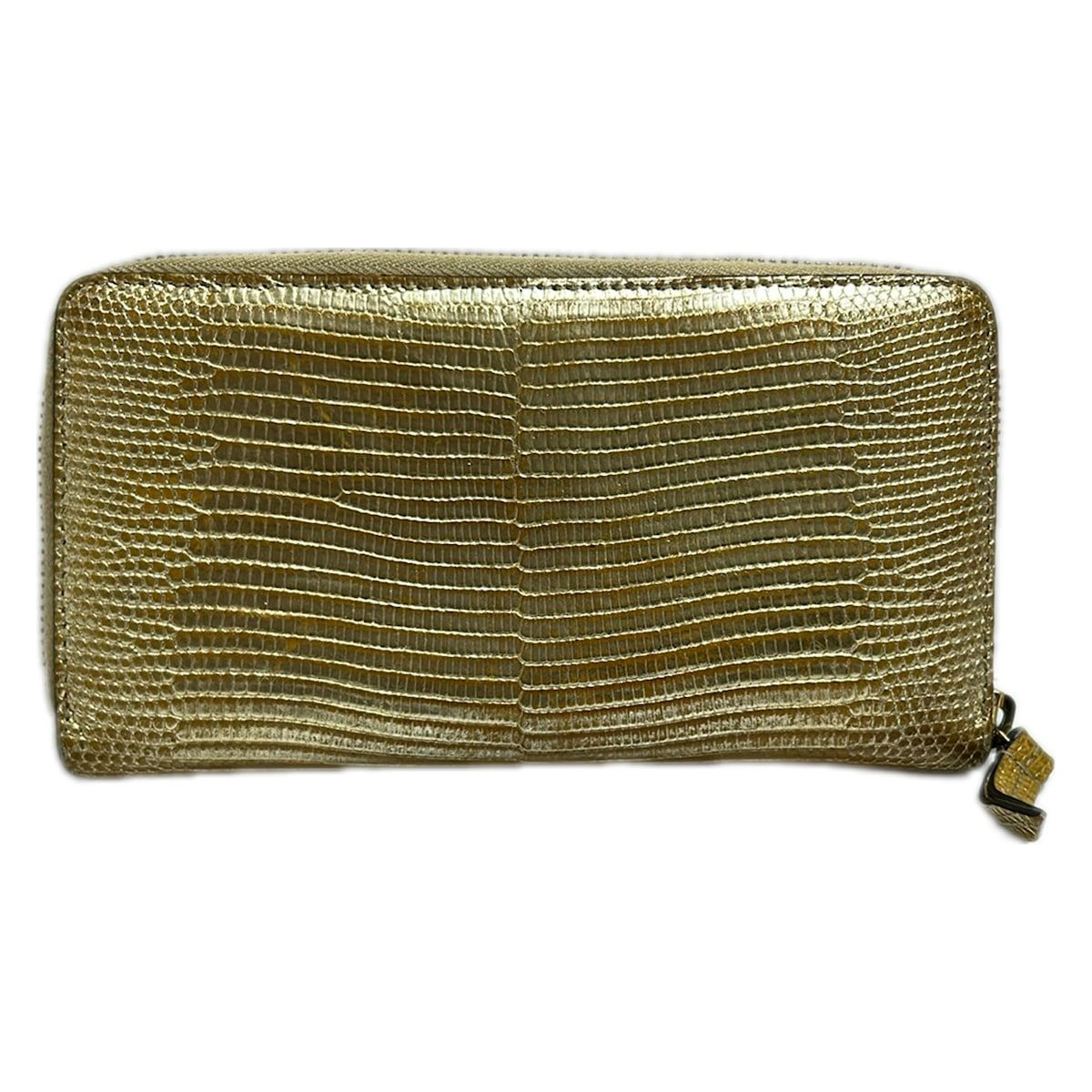 GUCCI グッチ 長財布 GGマーモント 456117 ゴールド ラウンドファスナー